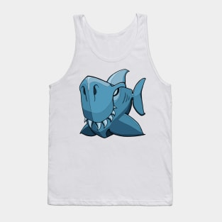 Shark - Sailor Blue Tank Top